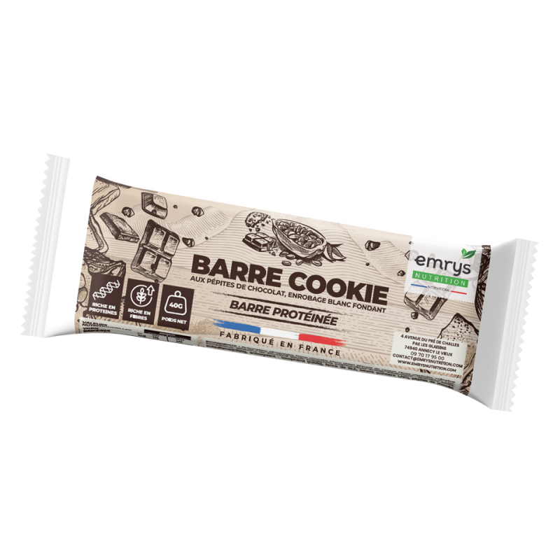 Barre Cookie Chocolat Blanc